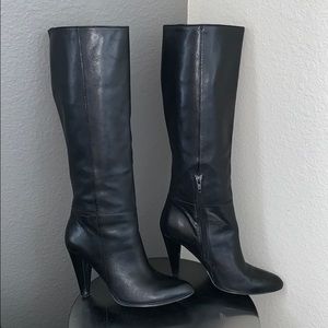 Miss Sixty Black Knee High Boots